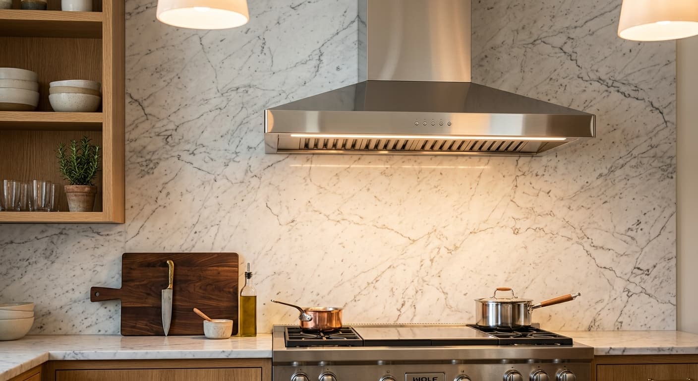 Range hood detail