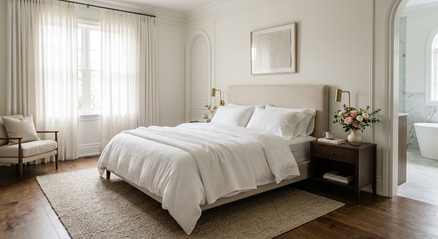 Bedroom turn-down